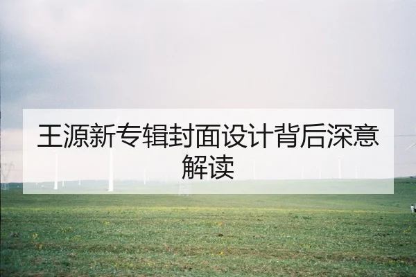 王源新专辑封面设计背后深意解读